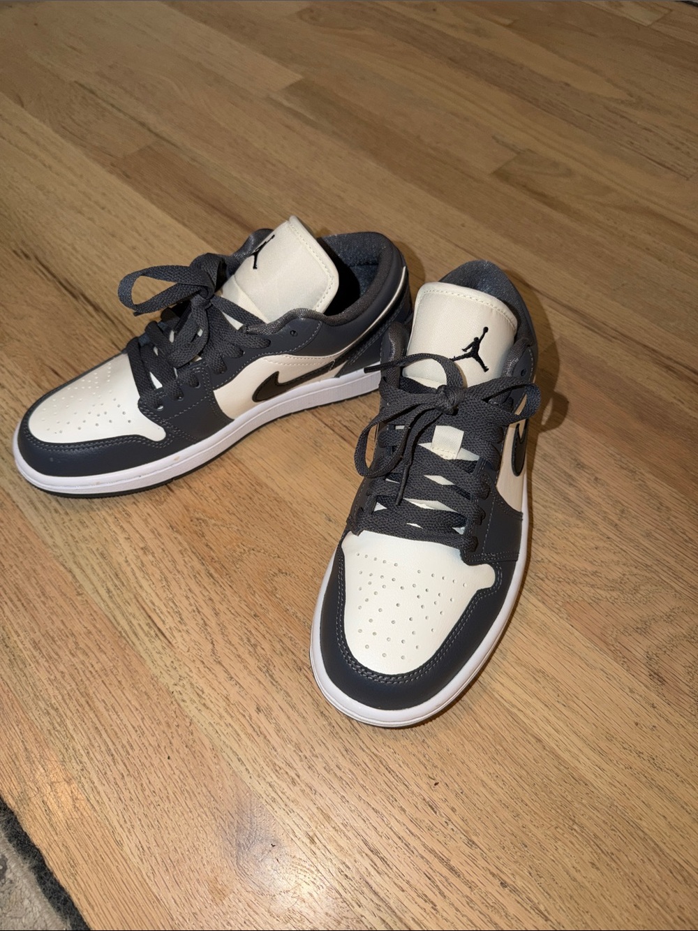 Nike Air Jordan -White and Dark Gray